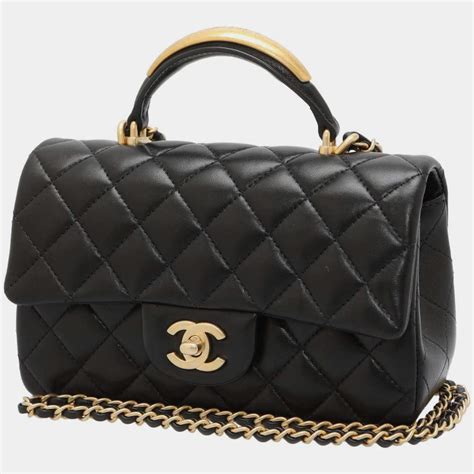 chanel flap bag with top handle|mini flap bag chanel 2021.